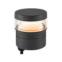 luminaire head M-POL S POLEHEAD IP65, anthracite dimmable