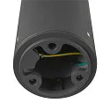 SLV outdoor floor lamp I-RING round, switchable, with diffuser, cardanic swivelling IP65, anthracite 