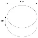 SLV Zubehör für DASAR® L / DASAR® XL (symmetrische Versionen) - optionaler Wechsel-Reflektor, silber, 60°
