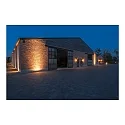 SLV floor recessed luminaire DASAR® L round, swivelling, DALI controllable, passable IP65 / IP67, stainless steel dimmable