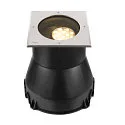 SLV Zubehör für LED Boden-Einbauleuchte DASAR® L - Montagegehäuse, universell, Kabelöffnungen 20+25+32mm, Nylon, schwarz