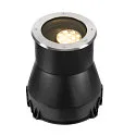 SLV Zubehör für LED Boden-Einbauleuchte DASAR® L - Montagegehäuse, universell, Kabelöffnungen 20+25+32mm, Nylon, schwarz