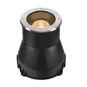 SLV Zubehör für LED Boden-Einbauleuchte DASAR® L - Montagegehäuse, universell, Kabelöffnungen 20+25+32mm, Nylon, schwarz