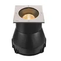 SLV Zubehör für LED Boden-Einbauleuchte DASAR® L - Montagegehäuse, universell, Kabelöffnungen 20+25+32mm, Nylon, schwarz
