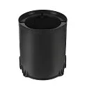 SLV Zubehör für LED Boden-Einbauleuchte DASAR® XL - Montagegehäuse, universell, Kabelöffnungen 20+25+32mm, Nylon, schwarz