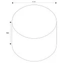 SLV Zubehör für LED Boden-Einbauleuchte DASAR® XL - Montagegehäuse, universell, Kabelöffnungen 20+25+32mm, Nylon, schwarz