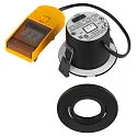 SLV LED Deckeneinbauleuchte UNIVERSAL DOWNLIGHT MOVE PHASE Set, 12x 1007090 und 1007091 Abdeckung, 38°, 8W, UGR, schwarz