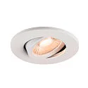 ceiling recessed luminaire UNIVERSAL DOWNLIGHT MOVE PHASE swivelling, set of 12 IP20, black dimmable