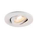 ceiling recessed luminaire UNIVERSAL DOWNLIGHT MOVE PHASE swivelling, set of 12 IP20, black dimmable