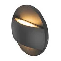 SLV LED Außenwandleuchte LID II UP/DOWN, IP65 IK03, Ø 22cm, 28W 2700/3000K (CCT Switch) 1500lm 2x100°, dimmbar, starr, anthrazit