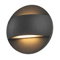 SLV LED Außenwandleuchte LID II UP/DOWN, IP65 IK03, Ø 22cm, 28W 2700/3000K (CCT Switch) 1500lm 2x100°, dimmbar, starr, anthrazit