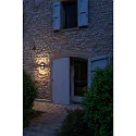 SLV LED Außenwandleuchte LID II UP/DOWN, IP65 IK03, Ø 22cm, 28W 2700/3000K (CCT Switch) 1500lm 2x100°, dimmbar, starr, anthrazit