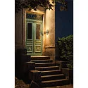 SLV LED Außenwandleuchte LID II UP/DOWN, IP65 IK03, Ø 22cm, 28W 2700/3000K (CCT Switch) 1500lm 2x100°, dimmbar, starr, anthrazit