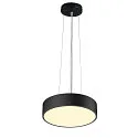 wall and ceiling luminaire MEDO® PRO 30 round IP50, black dimmable