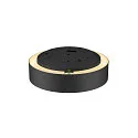 wall and ceiling luminaire MEDO® PRO 30 round IP50, black dimmable