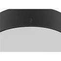 wall and ceiling luminaire MEDO® PRO 30 round IP50, black dimmable
