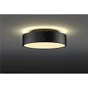 SLV LED Wand-/Deckenleuchte MEDO® PRO 30, rund, 110°, 10W, 3000/4000K, CRI 90, UGR <25, RL, schwarz