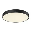 SLV wall and ceiling luminaire MEDO® PRO 60 round, DALI controllable IP50, black dimmable