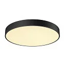 wall and ceiling luminaire MEDO® PRO 60 round, CCT Switch, direct / indirect, UGR < 19 IP50, black dimmable