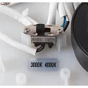 LED Wand-/Deckenleuchte MEDO® PRO 60, rund, 110°, 37W, 3000/4000K, CRI 90, UGR, schwarz