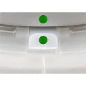 SLV ceiling luminaire MEDO® PRO 90 round, DALI controllable, CCT Switch, UGR < 19 IP50, white dimmable
