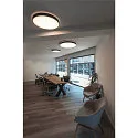 SLV ceiling luminaire MEDO® PRO 90 round, CCT Switch, UGR < 19 IP50, black dimmable