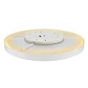 SLV ceiling luminaire MEDO® PRO 90 round, CCT Switch, UGR < 19 IP50, white dimmable