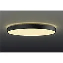 SLV ceiling luminaire MEDO® PRO 90 round, CCT Switch, UGR < 19 IP50, black dimmable