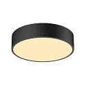 SLV LED Wand-/Deckenleuchte MEDO® 30, IP50, Up/Down, Ø 28cm, 12W 2700/3000/4000K 1050-1200lm 110°, CRI 90, dimmbar, schwarz