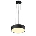 SLV LED Wand-/Deckenleuchte MEDO® 30, IP50, Up/Down, Ø 28cm, 12W 2700/3000/4000K 1050-1200lm 110°, CRI 90, dimmbar, schwarz