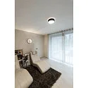 SLV LED Wand-/Deckenleuchte MEDO® 30, IP50, Up/Down, Ø 28cm, 12W 2700/3000/4000K 1050-1200lm 110°, CRI 90, dimmbar, schwarz