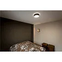 SLV LED Wand-/Deckenleuchte MEDO® 30, IP50, Up/Down, Ø 28cm, 12W 2700/3000/4000K 1050-1200lm 110°, CRI 90, dimmbar, schwarz