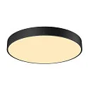 SLV LED Wand-/Deckenleuchte MEDO® 60, IP50, Up/Down, Ø 60cm, 20W 2700/3000/4000K 2100-2350lm 110°, CRI 90, dimmbar, schwarz