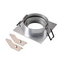 SLV Deckeneinbauring NEW TRIA® 68, quadratisch, IP20, aluminium