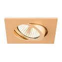 SLV Deckeneinbauring NEW TRIA® 68, quadratisch, IP20, roségold