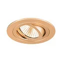 SLV Deckeneinbauring NEW TRIA® 68, rund, IP20, roségold