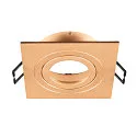 Deckeneinbauring NEW TRIA® 75, quadratisch, IP20, roségold