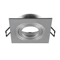 Deckeneinbauring NEW TRIA® 75, quadratisch, IP20, aluminium