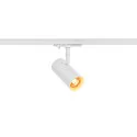 SLV LED 1-Phasen Strahler NOBLO® SPOT DTW, IP20, 8.4W 2000-3000K 450lm 36°, CRi >90, Dim-to-Warm, weiß