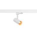 SLV LED 3-Phasen Strahler NOBLO® SPOT DTW, IP20, 8.4W 2000-3000K 450lm 36°, CRi >90, Dim-to-Warm, weiß