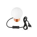 SLV Tischleuchte LITTLE SUN, Ø 14cm, G9, IP20, kupfer