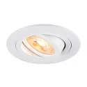 Deckeneinbauleuchte NEW TRIA® 75, rund, GU10, max. 10W, IP20, weiß