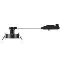 SLV ceiling recessed luminaire NEW TRIA® 75 round GU10 IP20, black