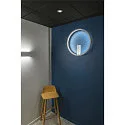 SLV LED Deckeneinbauleuchte NEW TRIA® 75, rund, 8,3W, CRI 90, IP20, dimmbar, 38°, 3000K, weiß