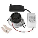 SLV LED Deckeneinbauleuchte NEW TRIA® 68, rund, 11W, 1800-3000K, CRI 90, IP20, dimmbar, 60°, weiß