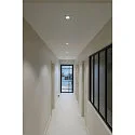 SLV ceiling recessed luminaire NEW TRIA® UNIVERSAL square IP20, white dimmable