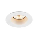 SLV LED Deckeneinbauleuchte NEW TRIA® UNIVERSAL 68, rund, 8,6W, 2500/3000/4000K, CRI 90, dimmbar, 38°, IP20/IP65, weiß