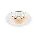 SLV LED Deckeneinbauleuchte NEW TRIA® UNIVERSAL 68, rund, 8,6W, 2500/3000/4000K, CRI 90, dimmbar, 38°, IP20/IP65, weiß