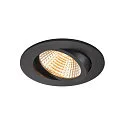 SLV recessed ceiling ring NEW TRIA® 95 round, black