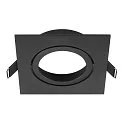 Deckeneinbauring NEW TRIA® 95, quadratisch, IP20, schwarz